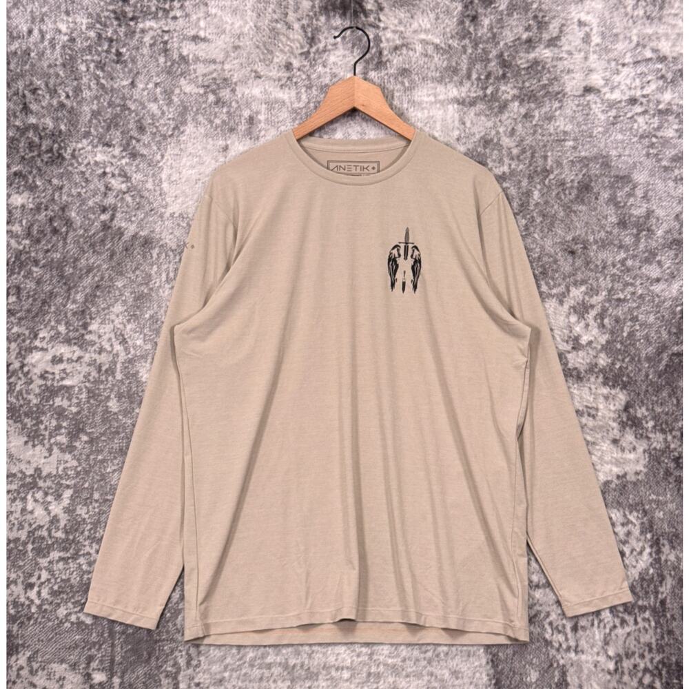 Anetik Long Sleeve Performance Shirt Large Mens UPF 30 Ultra Lightweight